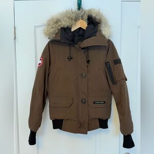 Canada Goose Brown Chilliwack Bomber Down Jacket